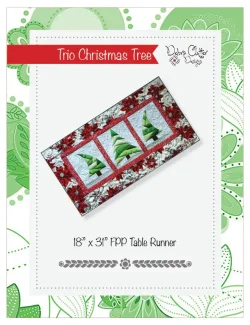 Funky Christmas Tree Table Runner Instructions